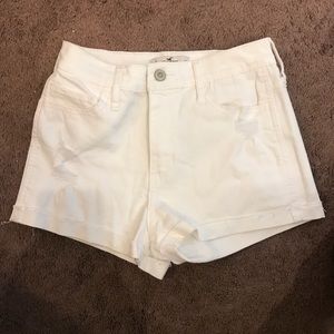 high waisted jean shorts